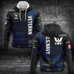 US Navy, E 3 Blue - Hoodie