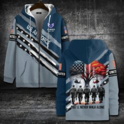 US Air Force , E 2 Air Force Airman - Zip Hoodie