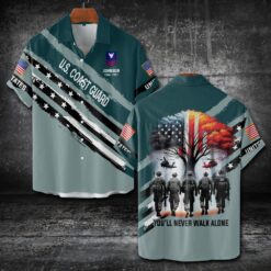 US Coast Guard, E 6 Gold - Short Sleeve Button Shirt