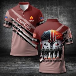 US Marine Corps, E 4 Marines Corporal - Polo Shirt