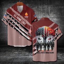 US Marine Corps - Short Sleeve Button Shirt