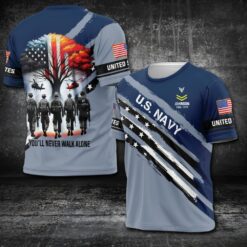 US Navy, E 9 Gold - T-Shirt