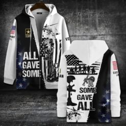 US Army, O 2 Army First Lieutenant - Zip Hoodie