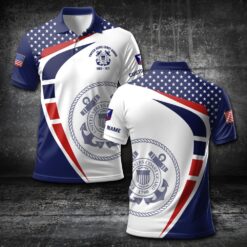 US Coast Guard, Land Of The Free, Because Of The Brave - Polo Shirt