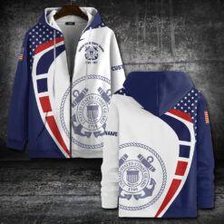 US Coast Guard, Served With Pride - Zip Hoodie