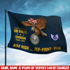 US Air Force , E 5 Air Force Staff Sergeant - Flying Flag 3×5 Feet(90×150 Cm)