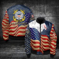 US Coast Guard, E 4 Red - Bomber Jacket