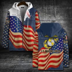 US Marine Corps, E 7 Marines Gunnery Sergeant - Zip Hoodie