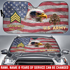 US Army, O 2 Army First Lieutenant - Car Sun Shade