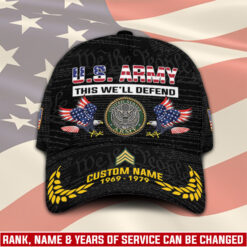 US Army, E 6 Army Staff Sergeant - Classic Cap