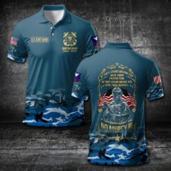 US Coast Guard, E 6 Red - Polo Shirt