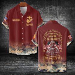US Marine Corps, E 7 Marines Gunnery Sergeant - Short Sleeve Button Shirt