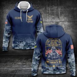 US Navy, E 3 White - Hoodie