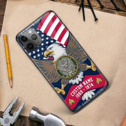 US Army, E 6 Army Specialist - Premium Glass Phone Case