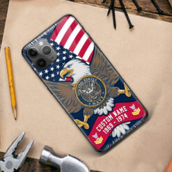 US Navy, The Sea is Ours - Premium Glass Phone Case