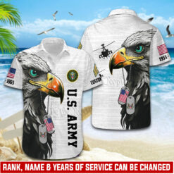 US Army, O 4 Army Major - Hawaii Shirt