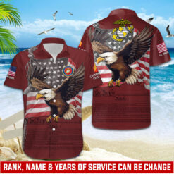 US Marine Corps, Once A Marine, Always A Marine - Hawaii Shirt