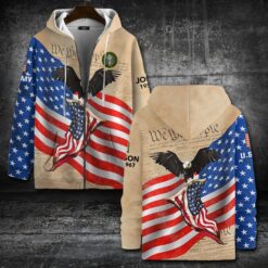 US Army, O 3 Army Captain - Zip Hoodie