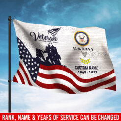 US Navy, E 5 Red - Flying Flag 3×5 Feet(90×150 Cm)