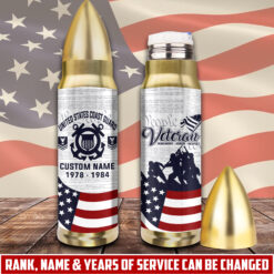 US Coast Guard, E 2 White - Bullet Tumbler 32oz