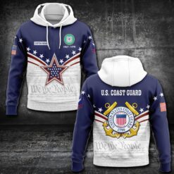 US Coast Guard, E 8 Gold - Hoodie