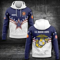 US Marine Corps, Proud Veteran - Hoodie