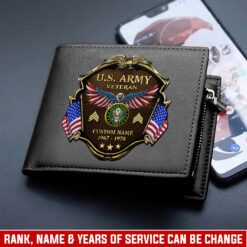 US Army, E 5 Army Specialist - Man Wallet