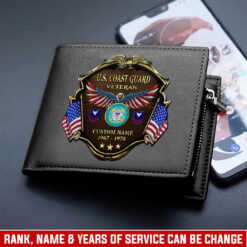 US Coast Guard, E 3 Red - Man Wallet