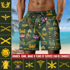 Army Branch, Served With Pride - Men's Shorts