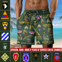 Army Division, E 4 Army Corporal - Men's Shorts