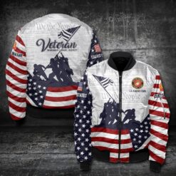 US Marine Corps, Duty, Honor, Country - Bomber Jacket