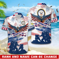 US Navy, E 6 Gold - Hawaii Shirt