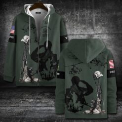 US Army, O 4 Army Major - Zip Hoodie