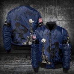 US Navy, E 3 White - Bomber Jacket