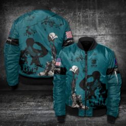 US Coast Guard, Duty, Honor, Country - Bomber Jacket