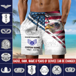 Air Force Badge, O 4 Air Force Major - Men's Shorts