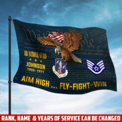 Air National Guard, E 7 Air Force Master Sergeant - Flying Flag 3×5 Feet(90×150 Cm)