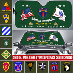 Army Division, E 9 Army Command Sergeant Major - Car Sun Shade
