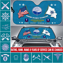 Coast Guard Rating - Car Sun Shade