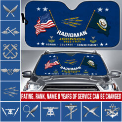 Navy Rating - Car Sun Shade