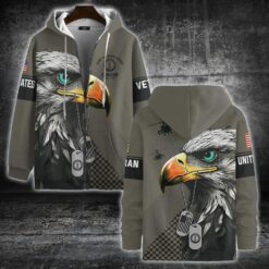 Army National Guard, O 3 Army Captain - Zip Hoodie