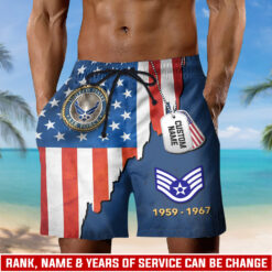 US Air Force , E 8 Air Force Senior Master Sergeant - Men's Shorts