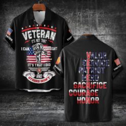 US Marine Corps, Duty, Honor, Country - Short Sleeve Button Shirt