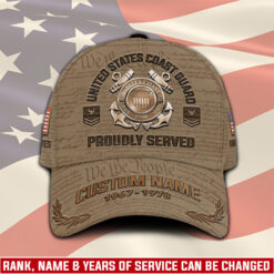 US Coast Guard, E 6 Gold - Classic Cap