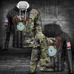 US Coast Guard, E 3 Blue - Hoodie