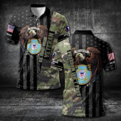 US Coast Guard, E 4 Gold - Polo Shirt