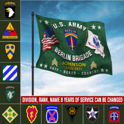 Army Division, E 3 Army Private First Class - Flying Flag 5×8 Feet(152×244 Cm)