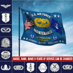 Air Force Badge, O 3 Air Force Captain - Flying Flag 3×5 Feet(90×150 Cm)