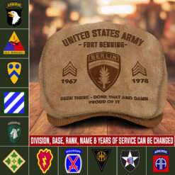 Army Division, E 8 Army First Sergeant - Jeff Cap