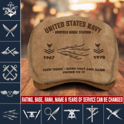 Navy Rating, E 4 Red - Jeff Cap